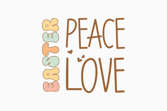Easter Peace Love Retro Easter Quote SVG Review
