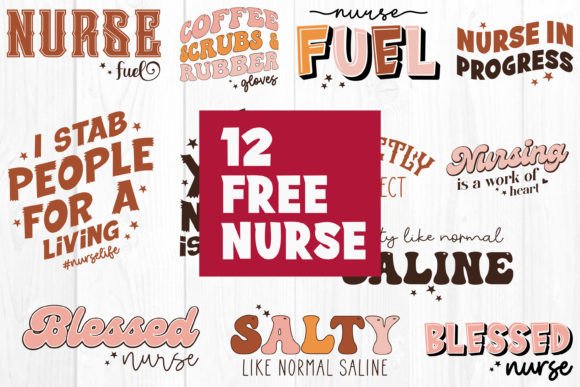Free Retro Nurse Quote SVG Bundle Review for Real Embroidery Projects