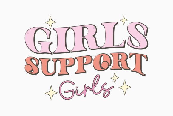 Girl Power Quote Svg Girls Support Retro Review